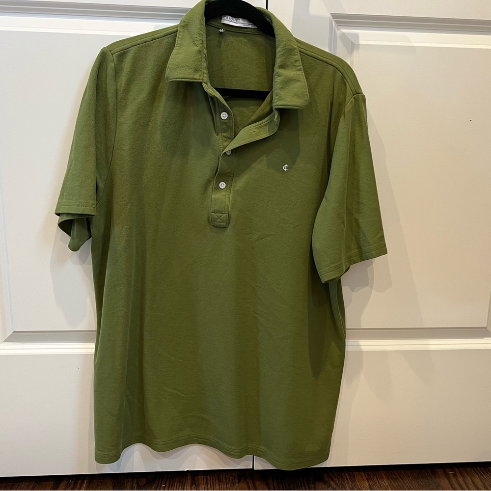 Criquet Pima Pique Range Polo Green XL